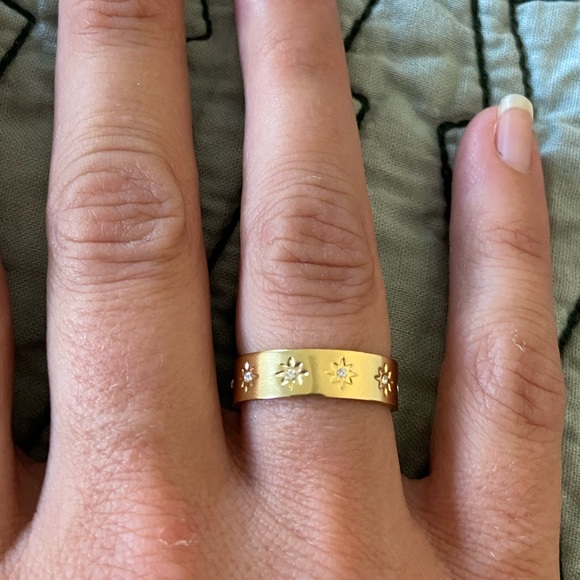 Madewell Gold Sunburst Ring - Picture 2 of 4